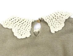 Lil Atelier chinchilla strikbluse